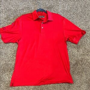 Roundtree & Yorke Vibrant Red Polo Shirt